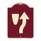 Signmission Keep Right Graphic Only Heavy-Gauge Aluminum Architectural Sign, 24" x 18", BU-1824-23892 A-DES-BU-1824-23892 - alternate 1